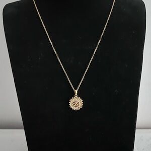 NWT Zodiac Cancer Gold Vermeil Pendant Necklace